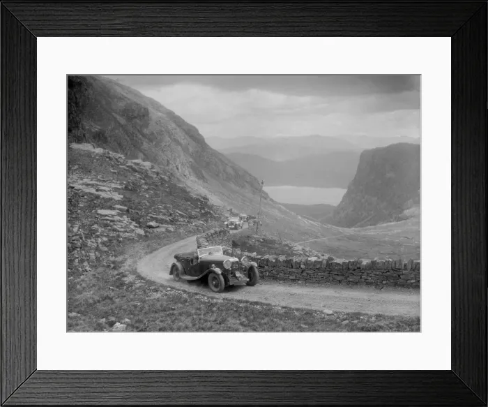 Framed Print : Lagonda competing in the RSAC Scottish Rally, 1936. Artist: Bill Brunell Framed Print : Lagonda competing in the RSAC Scottish Rally, 1936. Artist: Bill Brunell