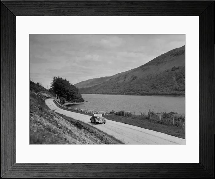 Framed Print : Rover competing in the RSAC Scottish Rally, 1936. Artist: Bill Brunell Framed Print : Rover competing in the RSAC Scottish Rally, 1936. Artist: Bill Brunell