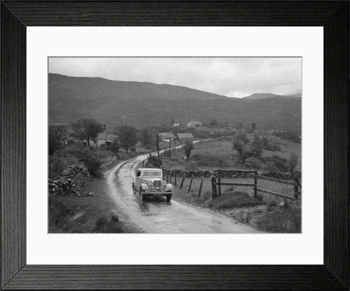 Framed Print : Rover of IH Mackay competing in the RSAC Scottish Rally, 1936. Artist: Bill Brunell Framed Print : Rover of IH Mackay competing in the RSAC Scottish Rally, 1936. Artist: Bill Brunell