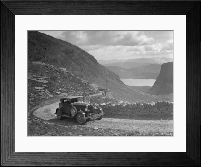 Framed Print : Rover saloon of I Ramsay competing in the RSAC Scottish Rally, 1936. Artist: Bill Brunell Framed Print : Rover saloon of I Ramsay competing in the RSAC Scottish Rally, 1936. Artist: Bill Brunell