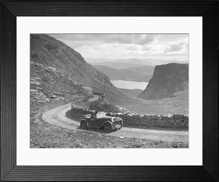 Framed Print : Singer of Miss O Bailey competing in the RSAC Scottish Rally, 1936. Artist: Bill Brunell Framed Print : Singer of Miss O Bailey competing in the RSAC Scottish Rally, 1936. Artist: Bill Brunell