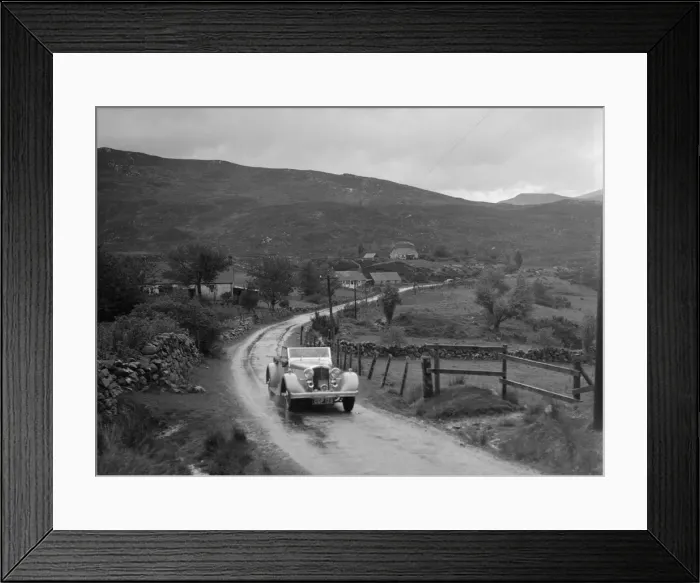 Framed Print : Talbot of D Melvin competing inthe RSAC Scottish Rally, 1936. Artist: Bill Brunell Framed Print : Talbot of D Melvin competing inthe RSAC Scottish Rally, 1936. Artist: Bill Brunell