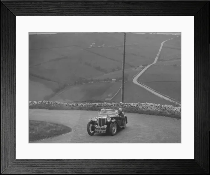 Framed Print : MG TA of WC Reid competing in the RAC Rally, 1939. Artist: Bill Brunell Framed Print : MG TA of WC Reid competing in the RAC Rally, 1939. Artist: Bill Brunell