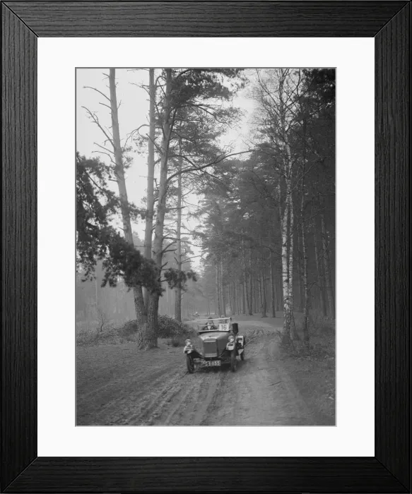 Framed Print : GWK taking part in the JCC General Efficiency Trial, Oxshott Woods, Surrey, 1923 Framed Print : GWK taking part in the JCC General Efficiency Trial, Oxshott Woods, Surrey, 1923