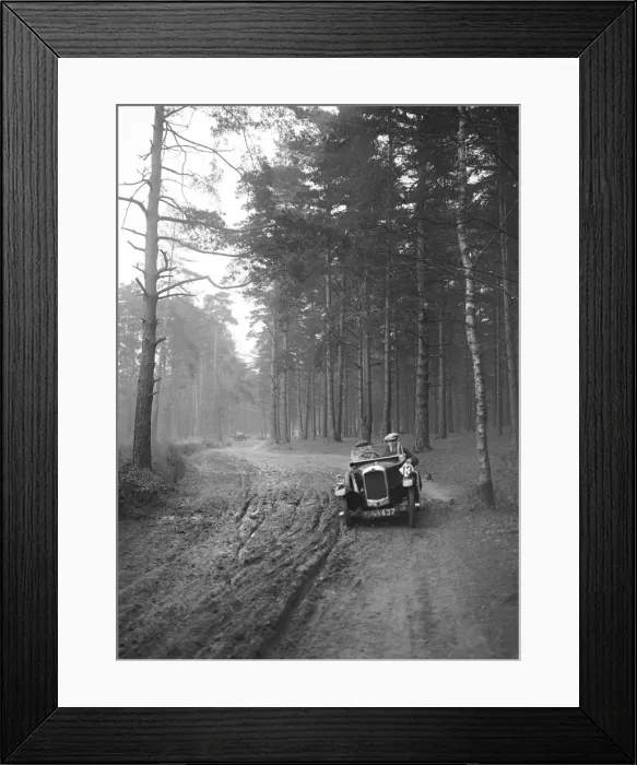 Framed Print : GN of C Finch taking part in the JCC General Efficiency Trial, Oxshott Woods, Surrey, 1923 Framed Print : GN of C Finch taking part in the JCC General Efficiency Trial, Oxshott Woods, Surrey, 1923