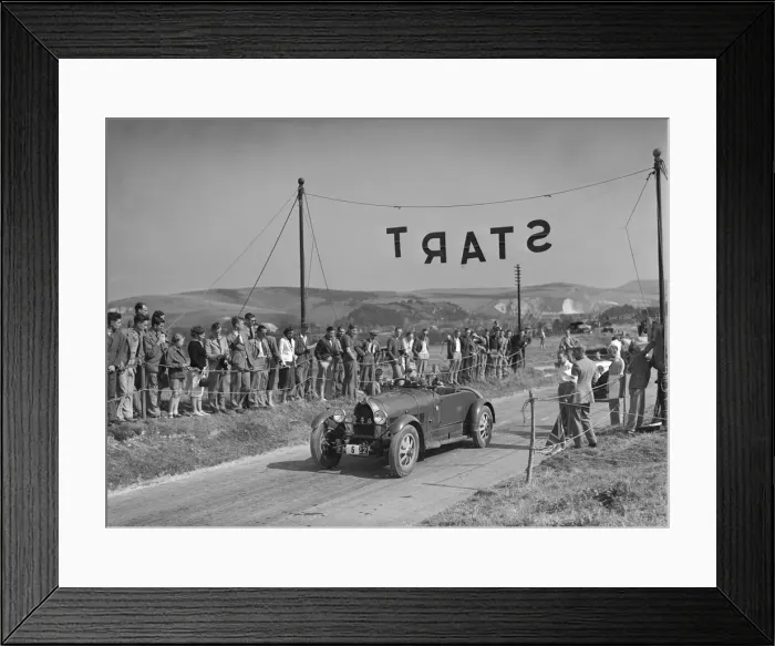 Framed Print : Bugatti Type 43 of AF Walsham competing in the Bugatti Owners Club Lewes Speed Trials, Sussex, 1937 Framed Print : Bugatti Type 43 of AF Walsham competing in the Bugatti Owners Club Lewes Speed Trials, Sussex, 1937