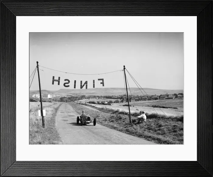 Framed Print : Bugatti Type 51 competing in the Bugatti Owners Club Lewes Speed Trials, Sussex, 1937 Framed Print : Bugatti Type 51 competing in the Bugatti Owners Club Lewes Speed Trials, Sussex, 1937