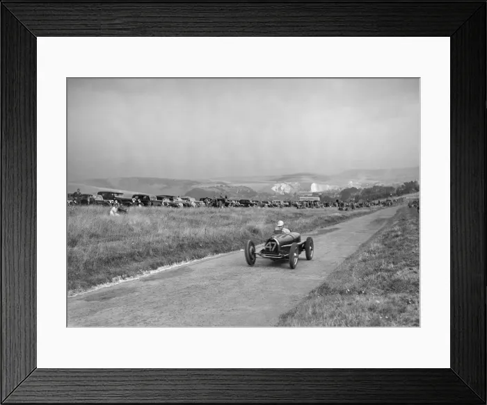 Framed Print : Bugatti Type 59 of A Baron competing in the Bugatti Owners Club Lewes Speed Trials, Sussex, 1937 Framed Print : Bugatti Type 59 of A Baron competing in the Bugatti Owners Club Lewes Speed Trials, Sussex, 1937