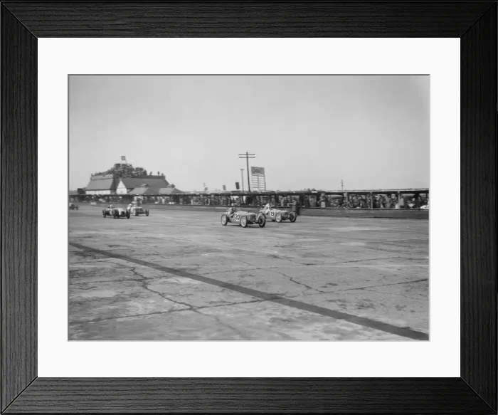 Framed Print : Rileys of Cyril Whitcroft and AG Miller competing in the BRDC 500 Mile Race, Brooklands, 1931 Framed Print : Rileys of Cyril Whitcroft and AG Miller competing in the BRDC 500 Mile Race, Brooklands, 1931