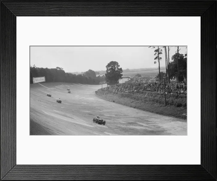 Framed Print : Austin 7 of Charles Goodacre and MG C of the Earl of March, BRDC 500 Mile Race, Brooklands, 1931 Framed Print : Austin 7 of Charles Goodacre and MG C of the Earl of March, BRDC 500 Mile Race, Brooklands, 1931