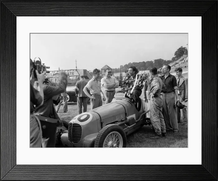 Framed Print : Maserati of JP Wakefield, second in the JCC International Trophy, Brooklands, 1937 Framed Print : Maserati of JP Wakefield, second in the JCC International Trophy, Brooklands, 1937