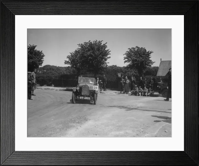 Framed Print : Austin 7 competing in the B&HMC Brighton Motor Rally, 1930. Artist: Bill Brunell Framed Print : Austin 7 competing in the B&HMC Brighton Motor Rally, 1930. Artist: Bill Brunell