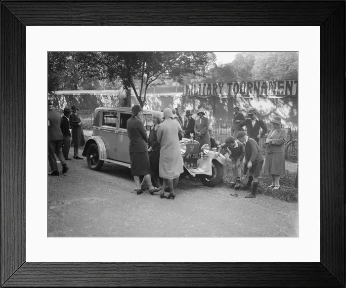 Framed Print : Kitty Brunells Bianchi saloon at the B&HMC Brighton Motor Rally, 1930. Artist: Bill Brunell Framed Print : Kitty Brunells Bianchi saloon at the B&HMC Brighton Motor Rally, 1930. Artist: Bill Brunell