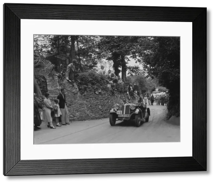 Framed Print : Frazer-Nash BMW 315 / 40 of AE Frost competing in the MCC Torquay Rally, 1938. Artist: Bill Brunell Framed Print : Frazer-Nash BMW 315 / 40 of AE Frost competing in the MCC Torquay Rally, 1938. Artist: Bill Brunell