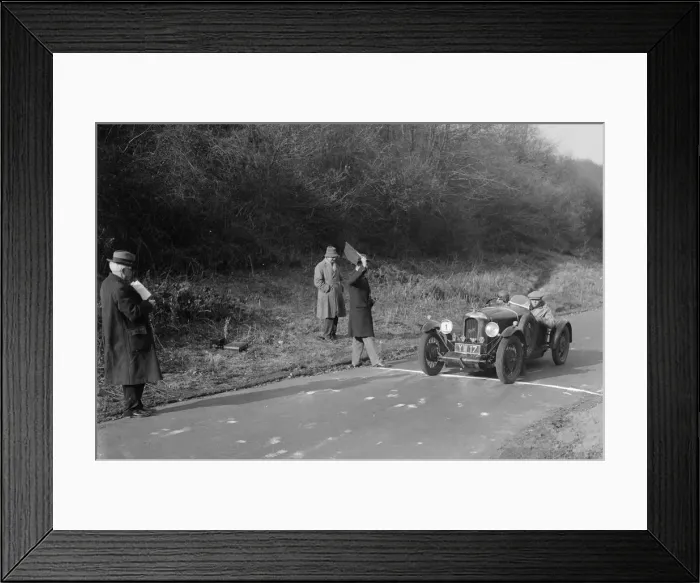 Framed Print : Derby Sports competing in the JCC Half-Day Trial, 1930. Artist: Bill Brunell Framed Print : Derby Sports competing in the JCC Half-Day Trial, 1930. Artist: Bill Brunell