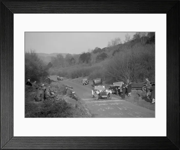 Framed Print : Tracta open 2-seater sports of LM Oliver at the JCC Half-Day Trial, 1930. Artist: Bill Brunell Framed Print : Tracta open 2-seater sports of LM Oliver at the JCC Half-Day Trial, 1930. Artist: Bill Brunell