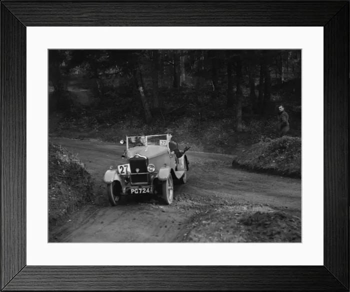 Framed Print : Standard Nine open 2-seater competing in the JCC Half-Day Trial, 1930. Artist: Bill Brunell Framed Print : Standard Nine open 2-seater competing in the JCC Half-Day Trial, 1930. Artist: Bill Brunell