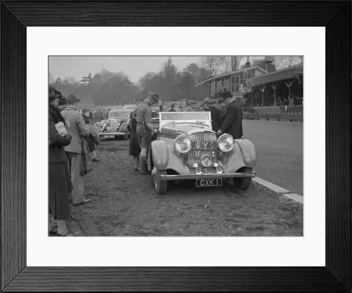 Framed Print : Bentley open 4-seater tourer owned by Sir Malcolm Campbell, Crystal Palace, London, 1939 Framed Print : Bentley open 4-seater tourer owned by Sir Malcolm Campbell, Crystal Palace, London, 1939