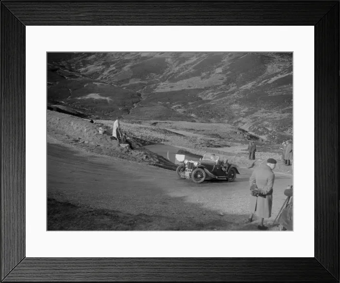 Framed Print : MG PA of A Cairns at the RSAC Scottish Rally, Devils Elbow, Glenshee, 1934. Artist: Bill Brunell Framed Print : MG PA of A Cairns at the RSAC Scottish Rally, Devils Elbow, Glenshee, 1934. Artist: Bill Brunell