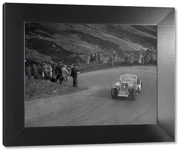 Singer Le Mans competing in the RSAC Scottish Rally, Devils Elbow, Glenshee, 1934