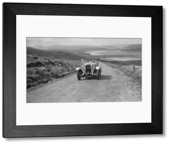 Framed Print : Vauxhall 30 / 98 of G Warburton competing in the RSAC Scottish Rally, 1934. Artist: Bill Brunell Framed Print : Vauxhall 30 / 98 of G Warburton competing in the RSAC Scottish Rally, 1934. Artist: Bill Brunell