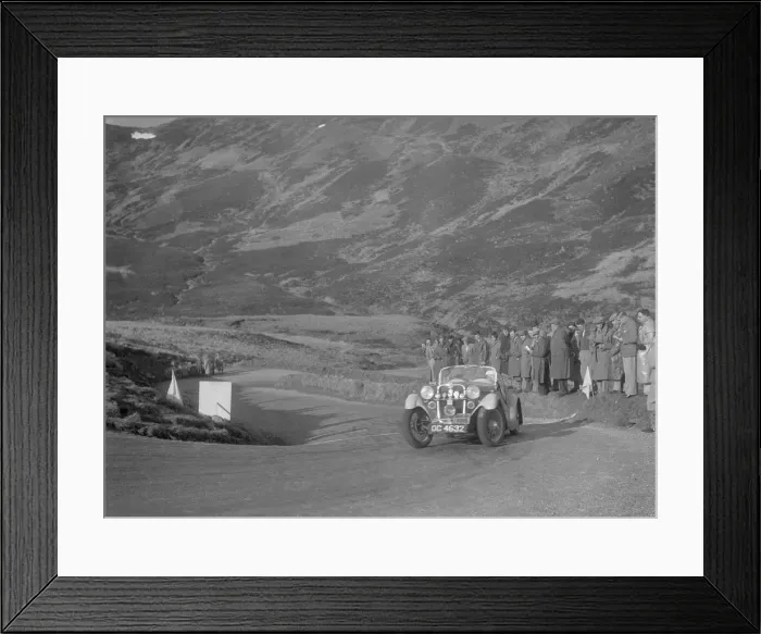 Framed Print : Singer Le Mans of Archie Langley at the RSAC Scottish Rally, Devils Elbow, Glenshee, 1934 Framed Print : Singer Le Mans of Archie Langley at the RSAC Scottish Rally, Devils Elbow, Glenshee, 1934
