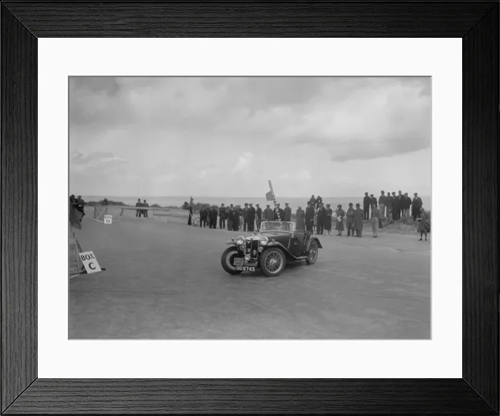 Framed Print : MG PA of Miss E Violet Watson competing in the RSAC Scottish Rally, 1934. Artist: Bill Brunell Framed Print : MG PA of Miss E Violet Watson competing in the RSAC Scottish Rally, 1934. Artist: Bill Brunell