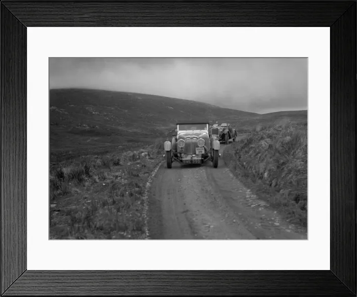 Framed Print : Aston Martin of Mrs JW Rutherford competing in the RSAC Scottish Rally, 1934. Artist: Bill Brunell Framed Print : Aston Martin of Mrs JW Rutherford competing in the RSAC Scottish Rally, 1934. Artist: Bill Brunell