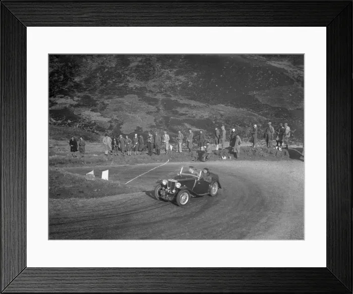 Framed Print : MG Magnette of CS Grant at the RSAC Scottish Rally, Devils Elbow, Glenshee, 1934 Framed Print : MG Magnette of CS Grant at the RSAC Scottish Rally, Devils Elbow, Glenshee, 1934