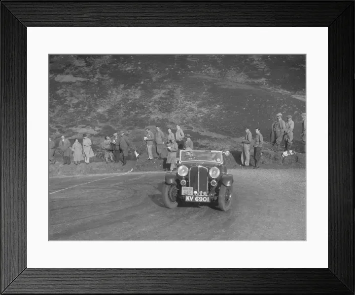 Framed Print : Triumph Gloria of Mrs M Montague-Johnstone, RSAC Scottish Rally, Devils Elbow, Glenshee, 1934 Framed Print : Triumph Gloria of Mrs M Montague-Johnstone, RSAC Scottish Rally, Devils Elbow, Glenshee, 1934