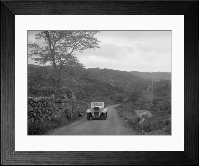 Framed Print : Essex Terraplane of J Esson Gibson competing in the RSAC Scottish Rally, 1934. Artist: Bill Brunell Framed Print : Essex Terraplane of J Esson Gibson competing in the RSAC Scottish Rally, 1934. Artist: Bill Brunell
