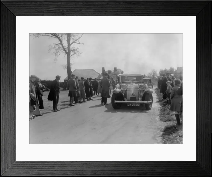 Framed Print : Armstrong-Siddeley Special Burlington sports saloon of AP Watson at the RSAC Scottish Rally, 1934 Framed Print : Armstrong-Siddeley Special Burlington sports saloon of AP Watson at the RSAC Scottish Rally, 1934
