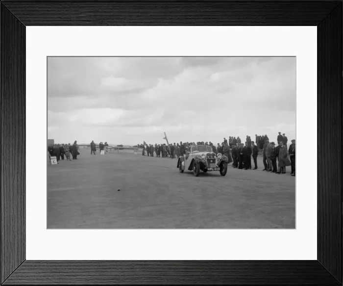 Framed Print : Singer open sports competing in the RSAC Scottish Rally, 1934. Artist: Bill Brunell