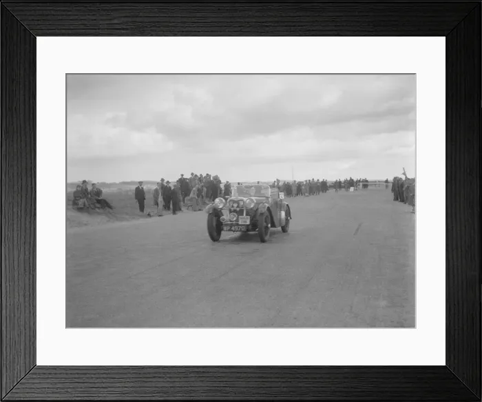 Framed Print : Singer Le Mans of Alf Langley competing in the RSAC Scottish Rally, 1934. Artist: Bill Brunell Framed Print : Singer Le Mans of Alf Langley competing in the RSAC Scottish Rally, 1934. Artist: Bill Brunell