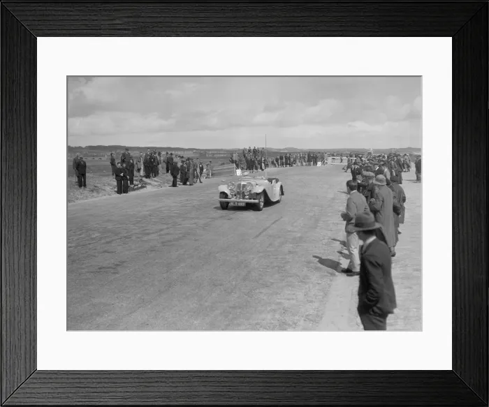 Framed Print : SS 1 4-seater tourer competing in the RSAC Scottish Rally, 1934. Artist: Bill Brunell Framed Print : SS 1 4-seater tourer competing in the RSAC Scottish Rally, 1934. Artist: Bill Brunell