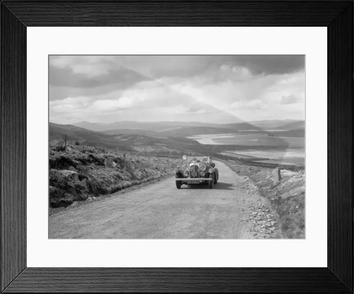 Framed Print : Lagonda open tourer of CG Seddon competing in the RSAC Scottish Rally, 1934. Artist: Bill Brunell Framed Print : Lagonda open tourer of CG Seddon competing in the RSAC Scottish Rally, 1934. Artist: Bill Brunell
