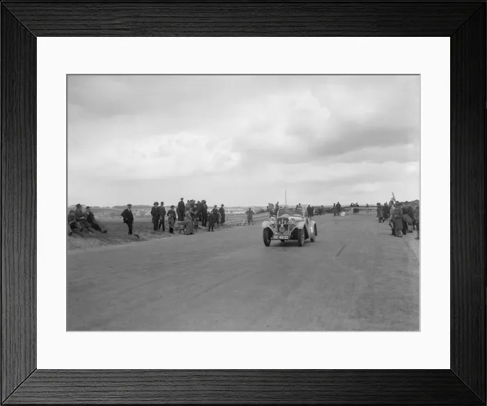 Framed Print : Singer Le Mans of Archie Langley competing in the RSAC Scottish Rally, 1934. Artist: Bill Brunell Framed Print : Singer Le Mans of Archie Langley competing in the RSAC Scottish Rally, 1934. Artist: Bill Brunell