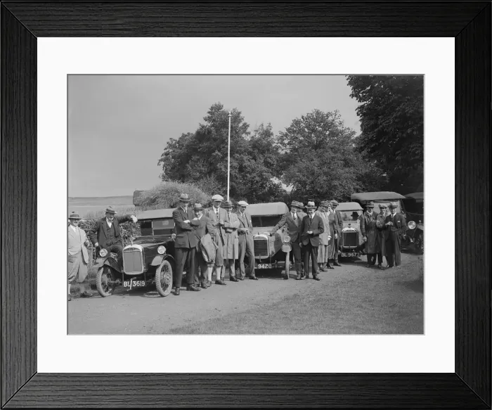 Framed Print : GWK cars at a demonstration event at Frensham Pond Hotel, Surrey, 1922. Artist: Bill Brunell Framed Print : GWK cars at a demonstration event at Frensham Pond Hotel, Surrey, 1922. Artist: Bill Brunell