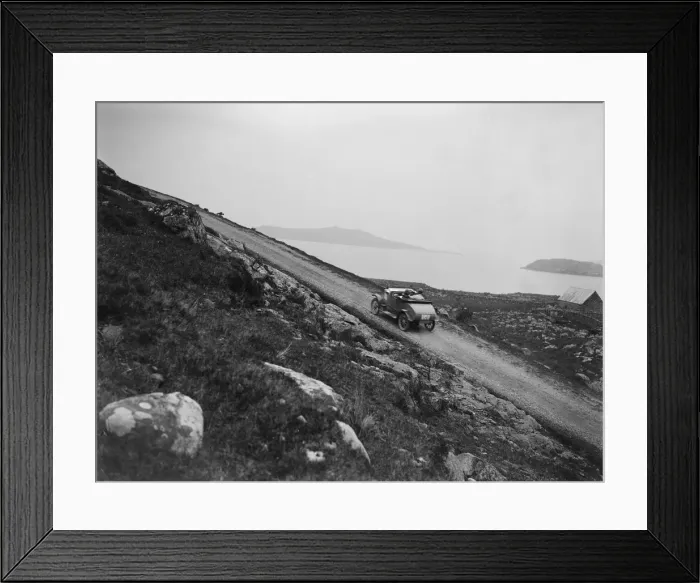 Framed Print : Jowett of M Johnstone at the Scottish Light Car Trial, Gruinard Bay, Ross and Cromarty, 1922 Framed Print : Jowett of M Johnstone at the Scottish Light Car Trial, Gruinard Bay, Ross and Cromarty, 1922
