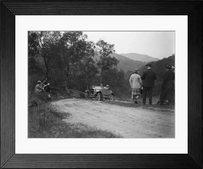 Framed Print : Jowett open 2-seater of M Johnstone competing in the Scottish Light Car Trial, 1922 Framed Print : Jowett open 2-seater of M Johnstone competing in the Scottish Light Car Trial, 1922