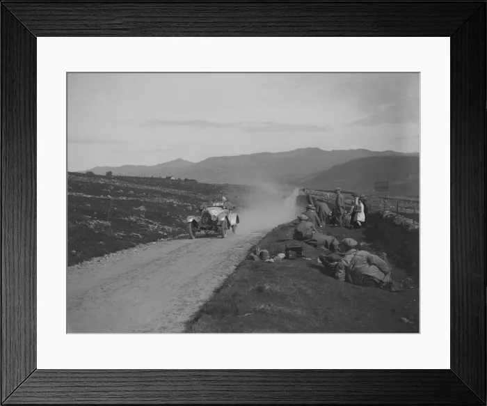 Framed Print : Bugatti of G Blackstock competing in the Scottish Light Car Trial, 1922. Artist: Bill Brunell Framed Print : Bugatti of G Blackstock competing in the Scottish Light Car Trial, 1922. Artist: Bill Brunell