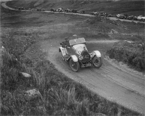 Bugatti of G Blackstock competing in the Scottish Light Car Trial, 1922. Artist: Bill Brunell