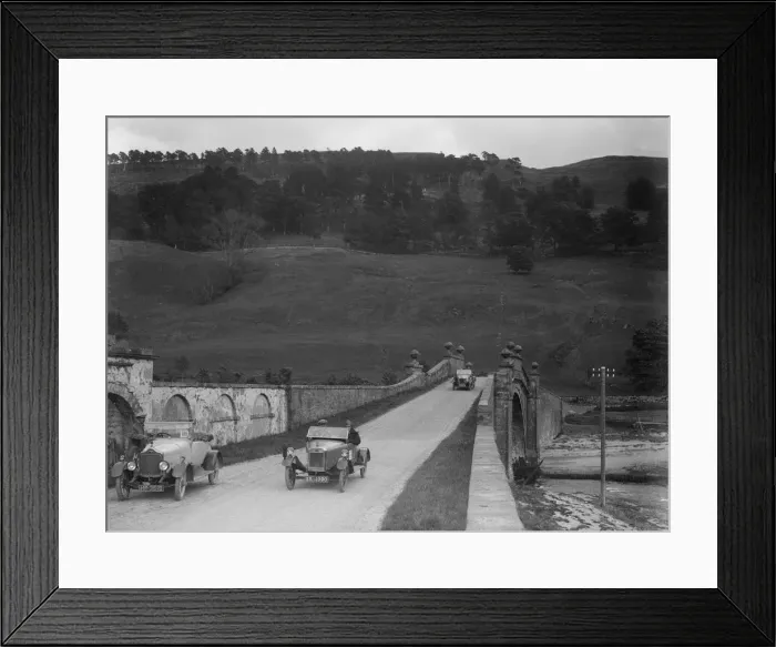 Framed Print : Lagonda of WH Oates, Calcott open tourer and Wolseley at the Scottish Light Car Trial, 1922 Framed Print : Lagonda of WH Oates, Calcott open tourer and Wolseley at the Scottish Light Car Trial, 1922