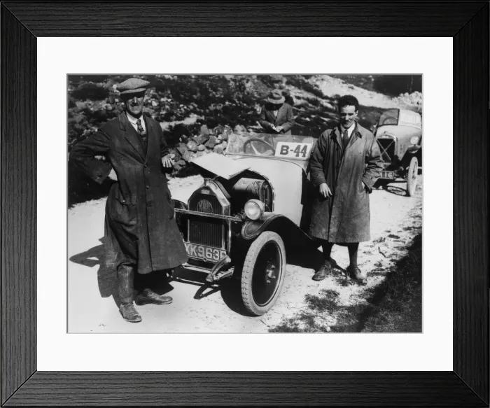 Framed Print : Mathis 7. 5 hp of HG Cassie and Salmson of Armand Bovier at the Scottish Light Car Trial, 1922 Framed Print : Mathis 7. 5 hp of HG Cassie and Salmson of Armand Bovier at the Scottish Light Car Trial, 1922