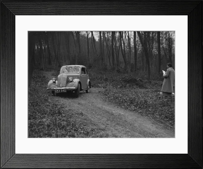 Framed Print : Standard Nine of J Buckman at the Standard Car Owners Club Southern Counties Trial, 1938 Framed Print : Standard Nine of J Buckman at the Standard Car Owners Club Southern Counties Trial, 1938
