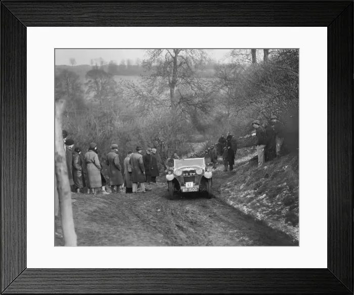 Framed Print : Riley Lynx of RC Player competing in the Sunbac Colmore Trial, Gloucestershire, 1933 Framed Print : Riley Lynx of RC Player competing in the Sunbac Colmore Trial, Gloucestershire, 1933