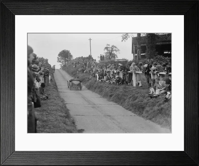 Framed Print : Austin Seven with Taylor body at a JCC Members Day, Brooklands. Artist: Bill Brunell Framed Print : Austin Seven with Taylor body at a JCC Members Day, Brooklands. Artist: Bill Brunell