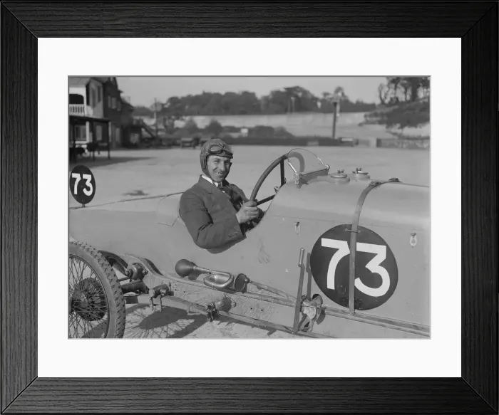 Framed Print : Enfield-Allday of J Chance, JCC 200 Mile Race, Brooklands, 1921. Artist: Bill Brunell Framed Print : Enfield-Allday of J Chance, JCC 200 Mile Race, Brooklands, 1921. Artist: Bill Brunell