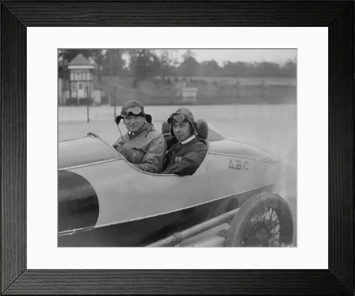Framed Print : ABC of Eric Gordon England, JCC 200 Mile Race, Brooklands, 1921. Artist: Bill Brunell Framed Print : ABC of Eric Gordon England, JCC 200 Mile Race, Brooklands, 1921. Artist: Bill Brunell