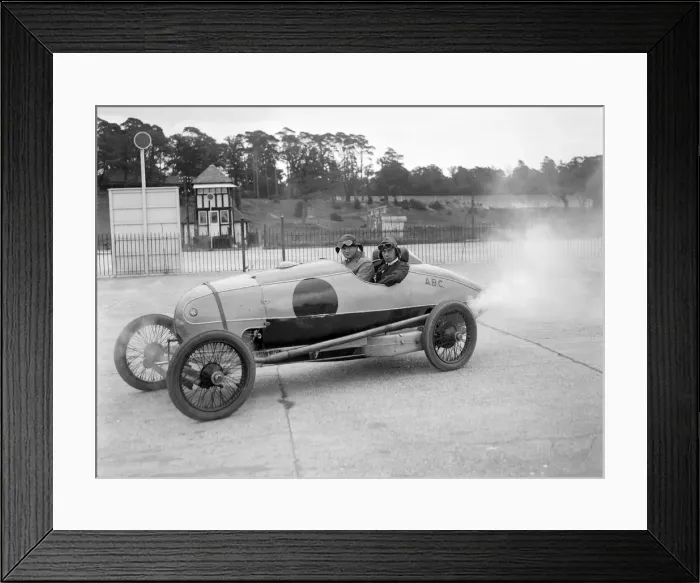 Framed Print : ABC of Eric Gordon England, JCC 200 Mile Race, Brooklands, 1921. Artist: Bill Brunell Framed Print : ABC of Eric Gordon England, JCC 200 Mile Race, Brooklands, 1921. Artist: Bill Brunell
